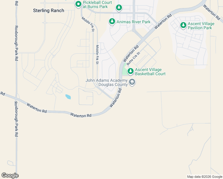 map of restaurants, bars, coffee shops, grocery stores, and more near 7965 West Trail North Drive in Littleton
