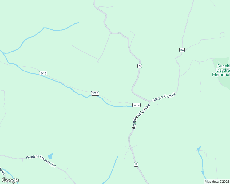 map of restaurants, bars, coffee shops, grocery stores, and more near 3205 Brandonville Pike in Terra Alta