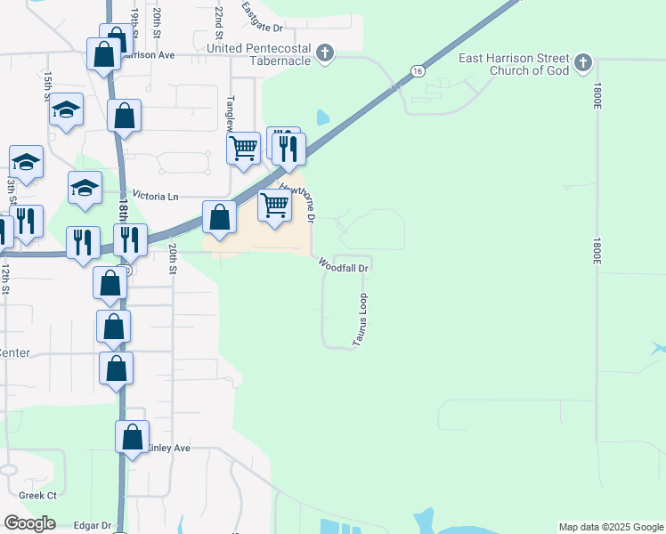 map of restaurants, bars, coffee shops, grocery stores, and more near 1615 Taurus Loop in Charleston