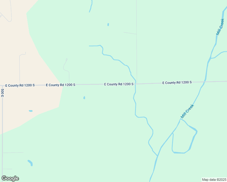 map of restaurants, bars, coffee shops, grocery stores, and more near 5848 East County Road 1200 South in Cloverdale
