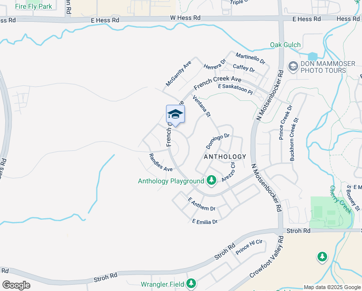 map of restaurants, bars, coffee shops, grocery stores, and more near 12756 Trejo Circle in Parker