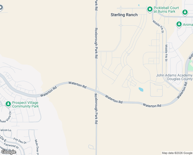 map of restaurants, bars, coffee shops, grocery stores, and more near 8668 Roxborough Park Road in ROXBOROUGH