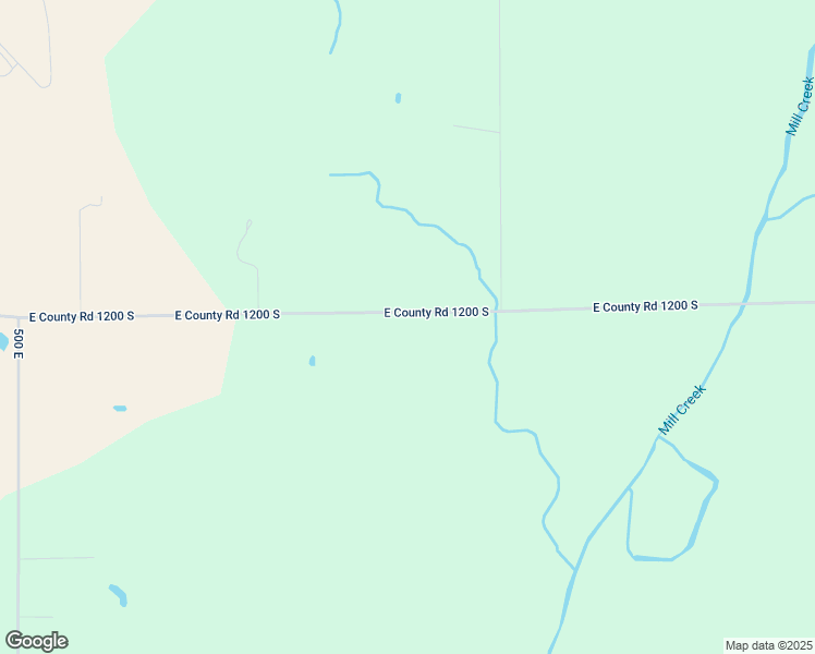 map of restaurants, bars, coffee shops, grocery stores, and more near 5848 East County Road 1200 South in Cloverdale