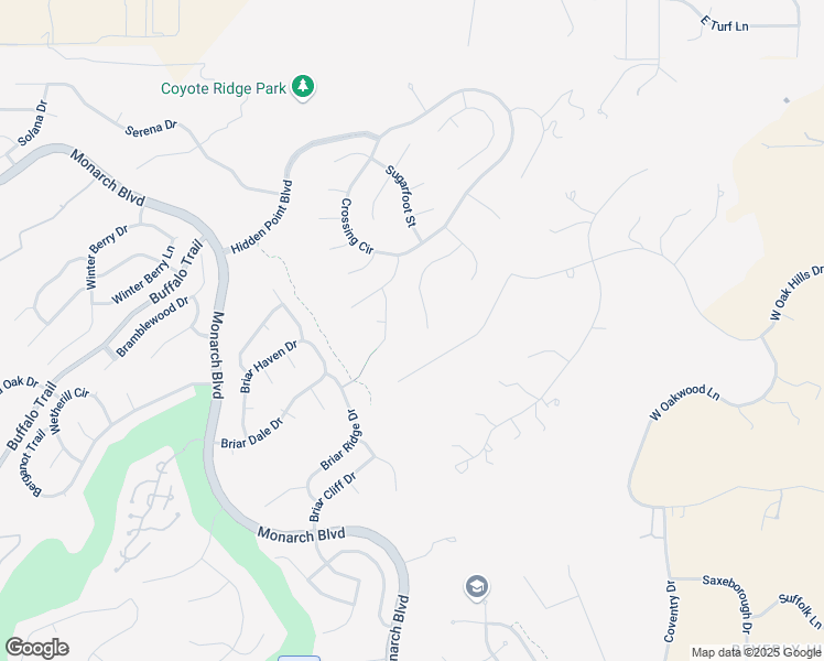 map of restaurants, bars, coffee shops, grocery stores, and more near 8418 Coyote Drive in Castle Rock