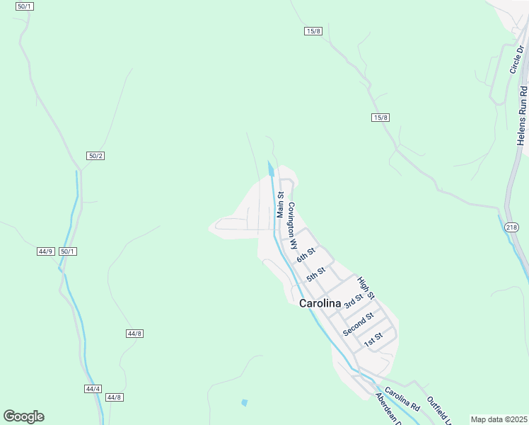 map of restaurants, bars, coffee shops, grocery stores, and more near 22 Pine Street in Carolina