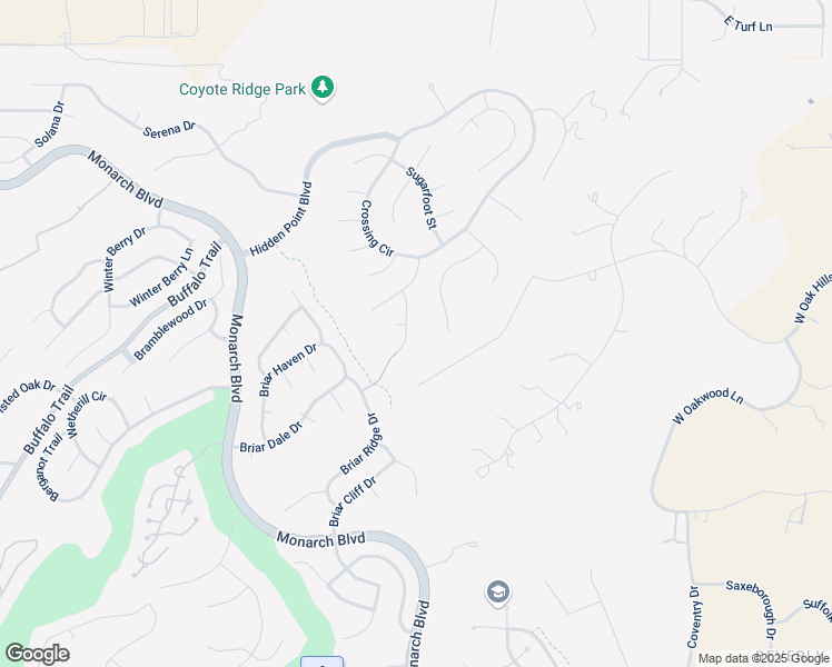 map of restaurants, bars, coffee shops, grocery stores, and more near 8418 Coyote Drive in Castle Rock