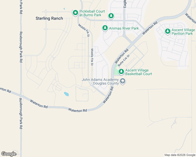 map of restaurants, bars, coffee shops, grocery stores, and more near 8518 Cheraw Street in Littleton