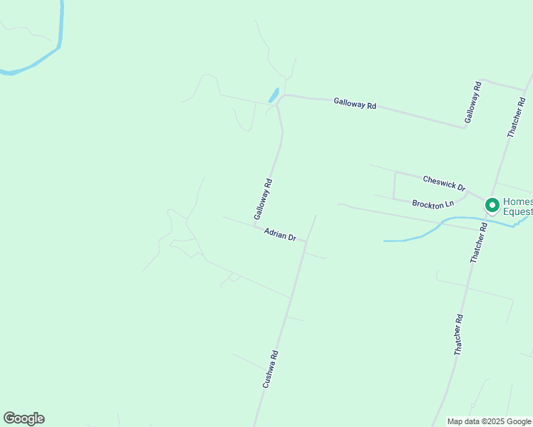map of restaurants, bars, coffee shops, grocery stores, and more near 36 Galloway Road in Martinsburg