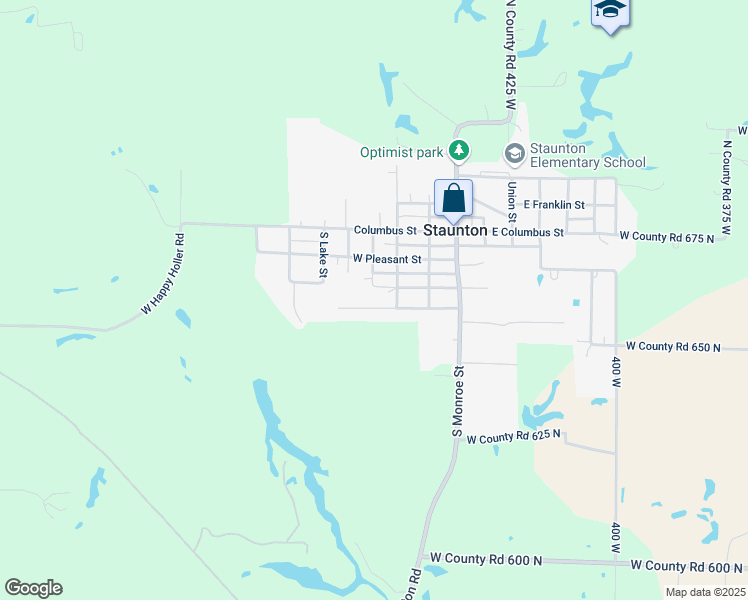 map of restaurants, bars, coffee shops, grocery stores, and more near 302 West Fillmore Street in Brazil