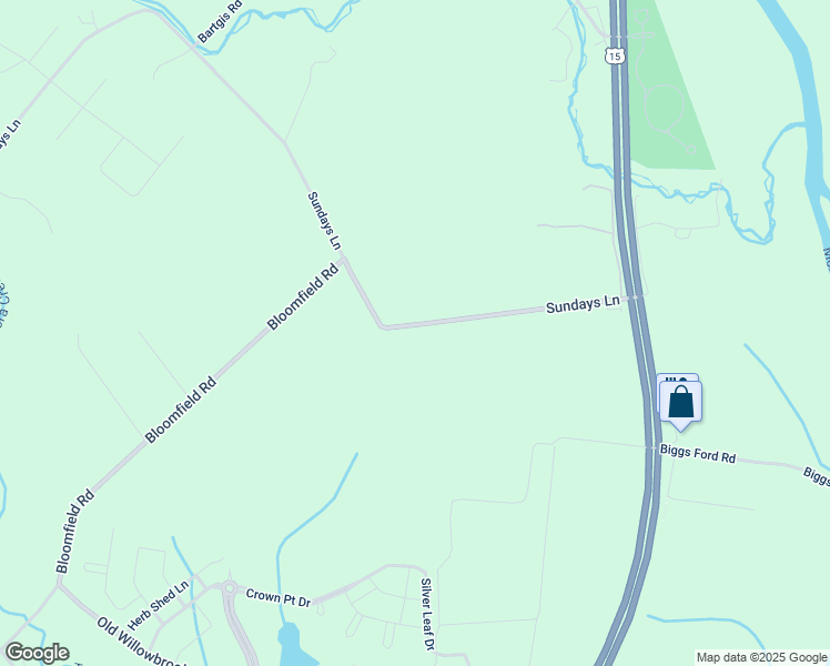 map of restaurants, bars, coffee shops, grocery stores, and more near 7547 Sundays Lane in Frederick