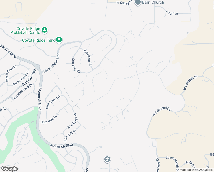 map of restaurants, bars, coffee shops, grocery stores, and more near 319 High Ridge Way in Castle Pines