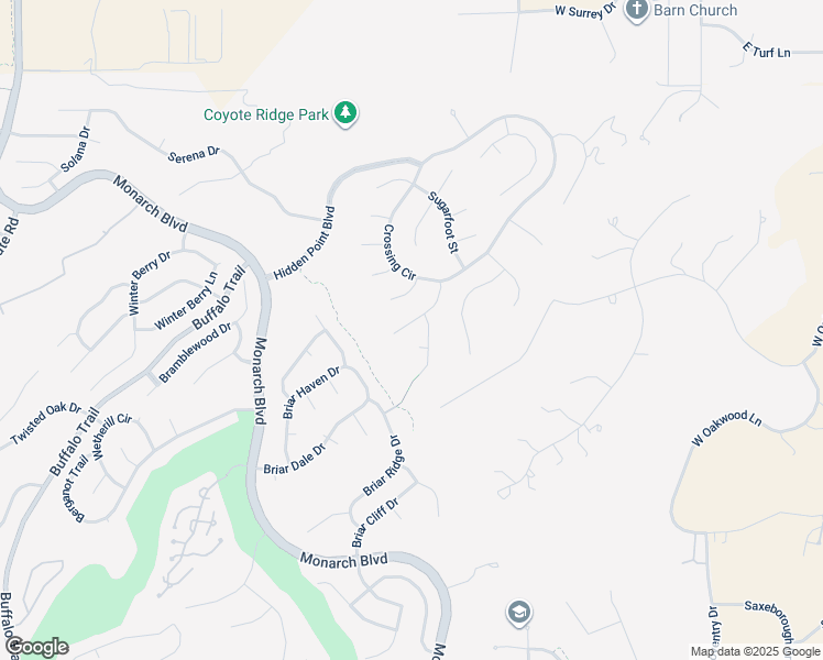 map of restaurants, bars, coffee shops, grocery stores, and more near 580 Sundance Place in Castle Rock