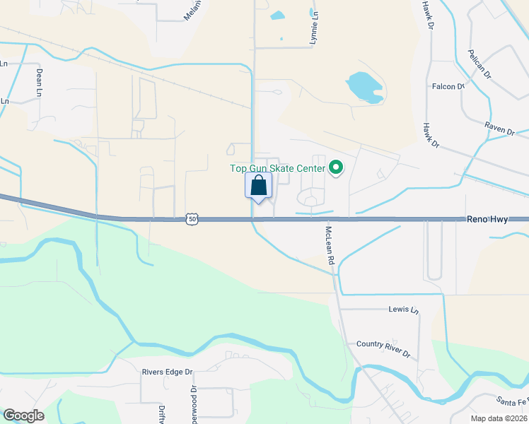 map of restaurants, bars, coffee shops, grocery stores, and more near 4990 Reno Highway in Fallon