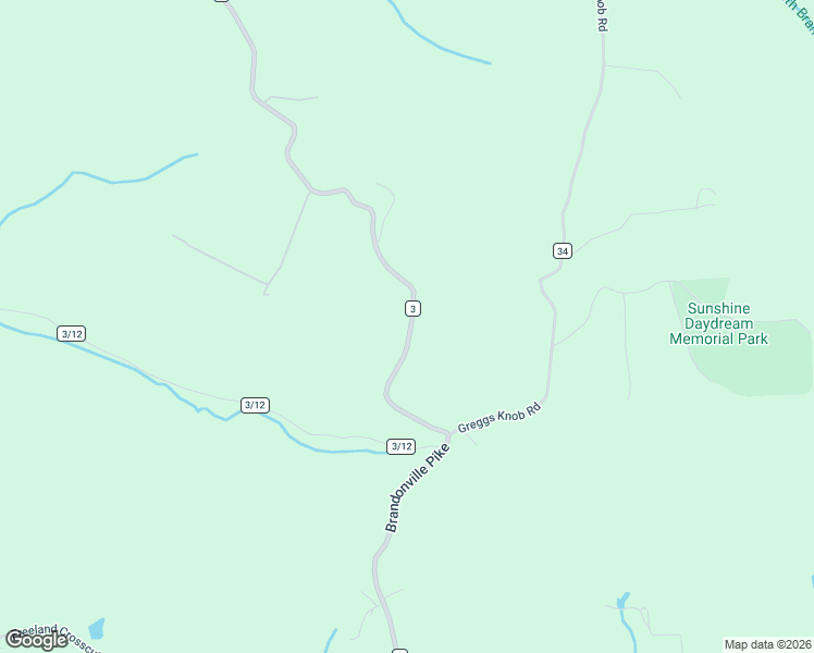 map of restaurants, bars, coffee shops, grocery stores, and more near 3205 Brandonville Pike in Terra Alta