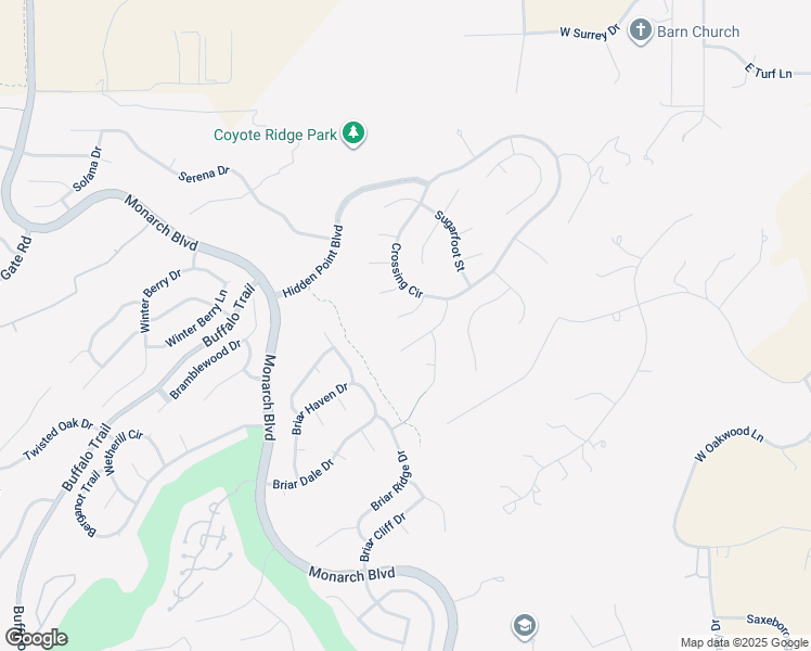 map of restaurants, bars, coffee shops, grocery stores, and more near 580 Sundance Place in Castle Rock