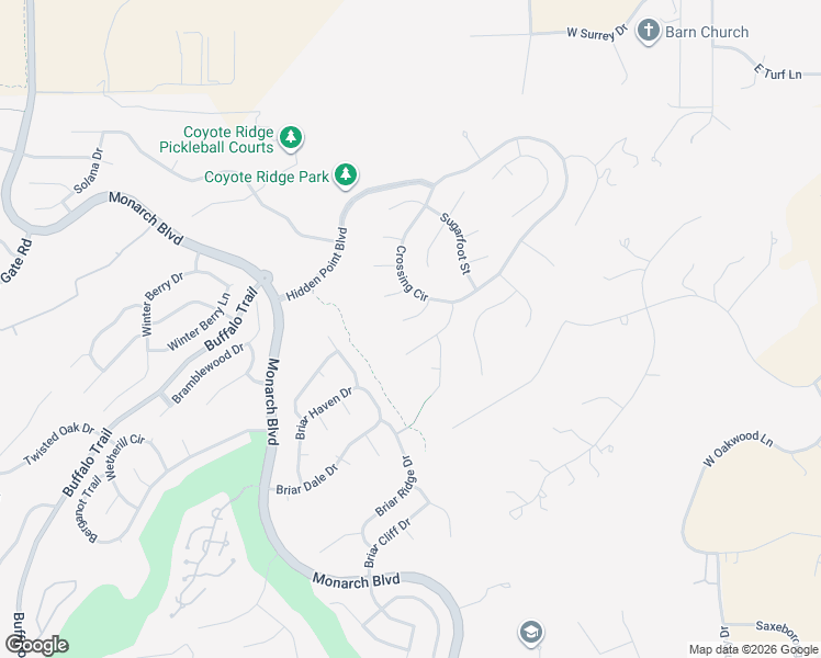 map of restaurants, bars, coffee shops, grocery stores, and more near 580 Sundance Place in Castle Rock