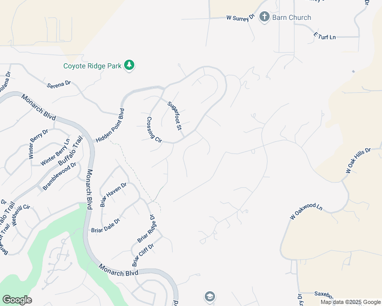 map of restaurants, bars, coffee shops, grocery stores, and more near 8518 High Ridge Court in Castle Rock