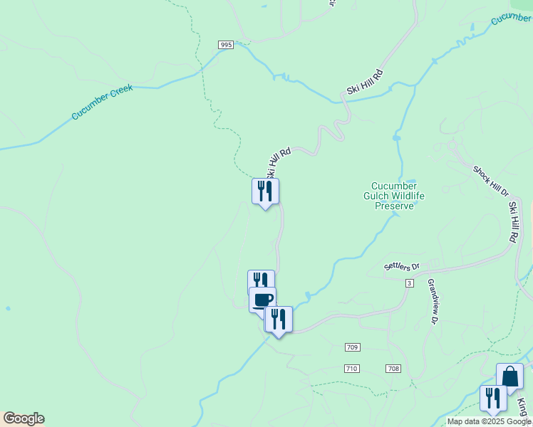 map of restaurants, bars, coffee shops, grocery stores, and more near 1979 Ski Hill Road in Breckenridge