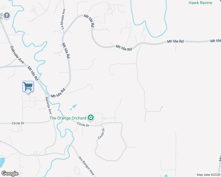 map of restaurants, bars, coffee shops, grocery stores, and more near 150 Oliva Avenue in Oroville
