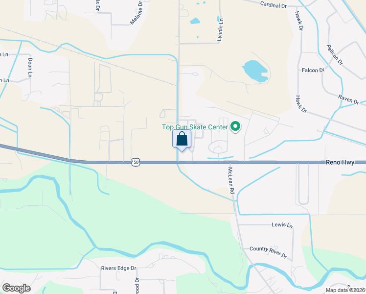 map of restaurants, bars, coffee shops, grocery stores, and more near 4990 Reno Highway in Fallon