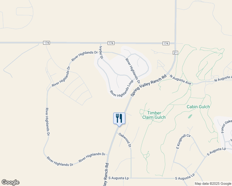 map of restaurants, bars, coffee shops, grocery stores, and more near 42275 Saint Andrews Road in Elizabeth