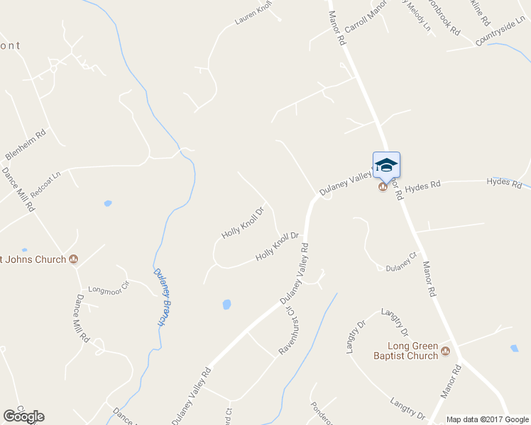 map of restaurants, bars, coffee shops, grocery stores, and more near 4 Holly Branch Court in Glen Arm