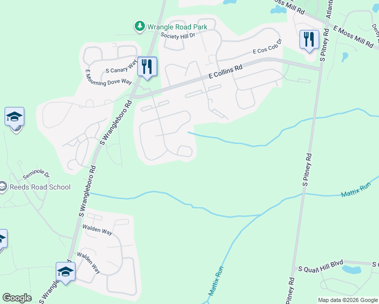 map of restaurants, bars, coffee shops, grocery stores, and more near 192 Federal Road in Galloway