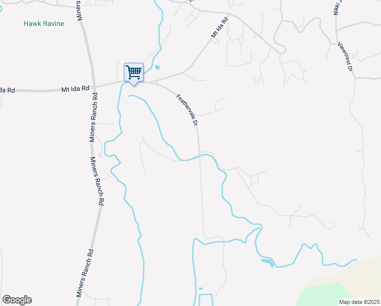 map of restaurants, bars, coffee shops, grocery stores, and more near 162 Feathervale Drive in Oroville