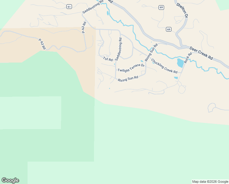 map of restaurants, bars, coffee shops, grocery stores, and more near 637 Rock Road in Bailey