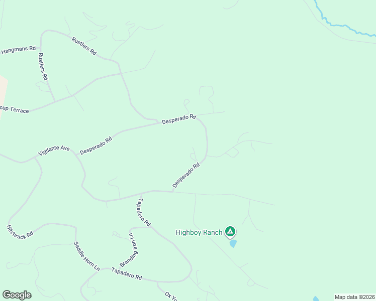 map of restaurants, bars, coffee shops, grocery stores, and more near 702 Desperado Road in Bailey