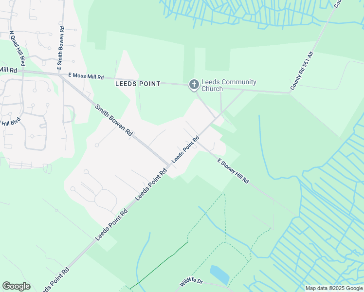 map of restaurants, bars, coffee shops, grocery stores, and more near 35 Leeds Point Road in Galloway