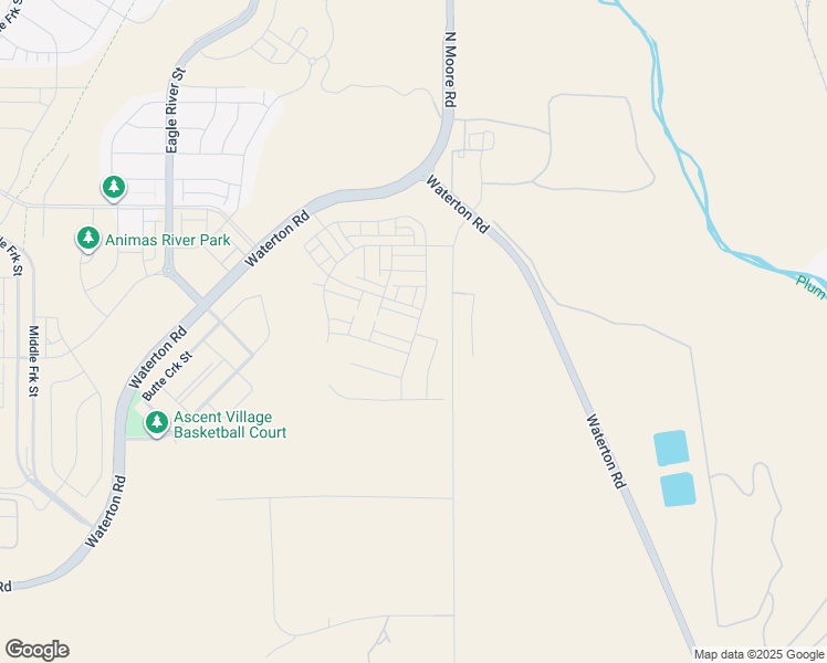 map of restaurants, bars, coffee shops, grocery stores, and more near 8301-8757 North Moore Road in Littleton