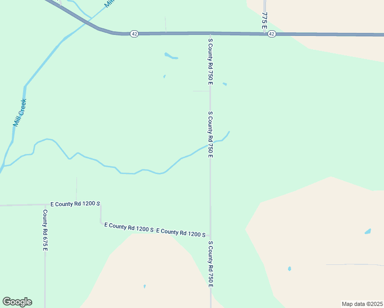 map of restaurants, bars, coffee shops, grocery stores, and more near 11482-12100 South Co Road 750 East in Cloverdale