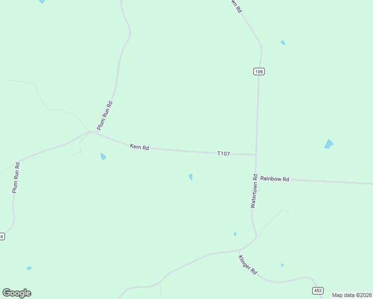 map of restaurants, bars, coffee shops, grocery stores, and more near 416 Kern Road in Waterford