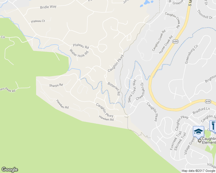 map of restaurants, bars, coffee shops, grocery stores, and more near 4305 Bitteroot Road in Reno