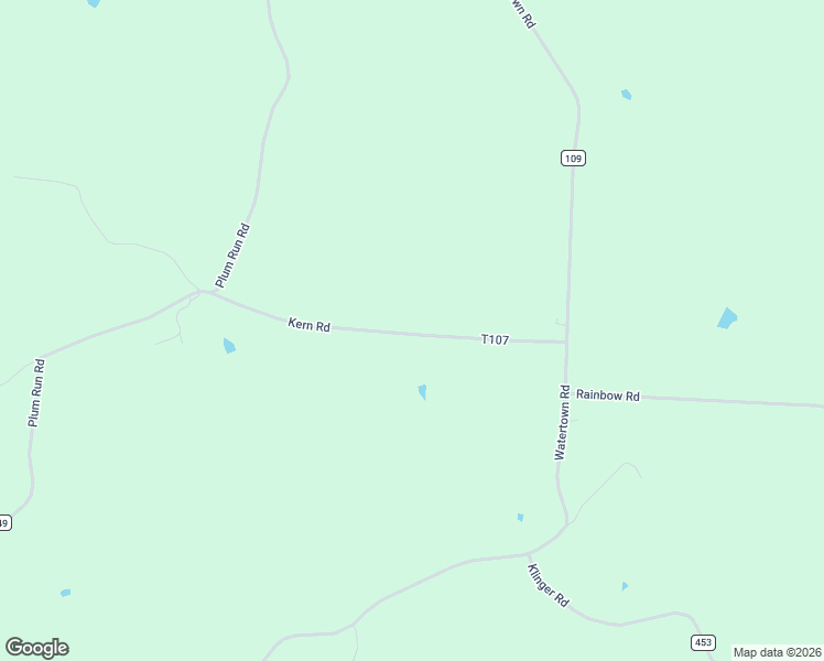 map of restaurants, bars, coffee shops, grocery stores, and more near 416 Kern Road in Waterford