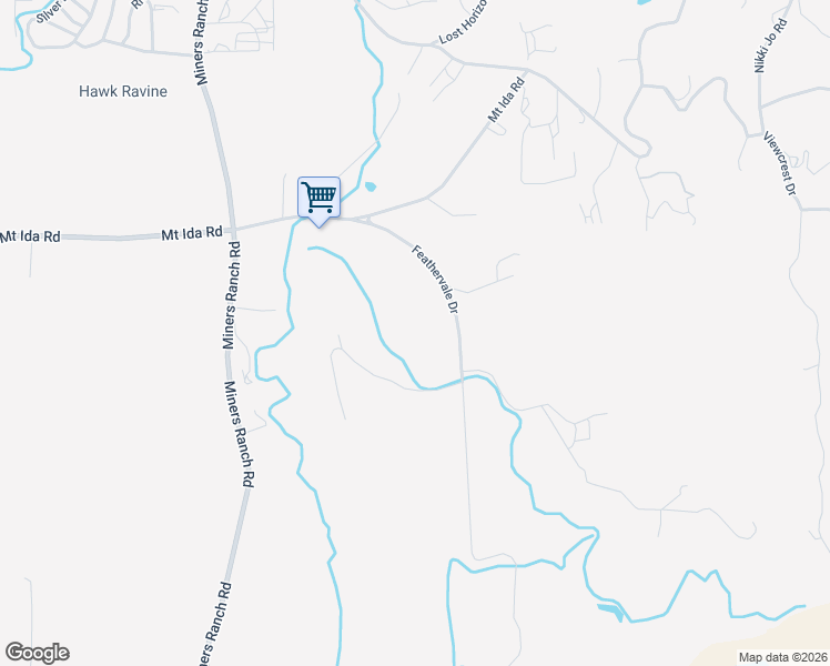 map of restaurants, bars, coffee shops, grocery stores, and more near 132 Feathervale Drive in Oroville
