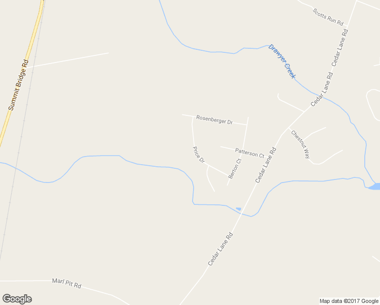 map of restaurants, bars, coffee shops, grocery stores, and more near 319 Price Drive in Middletown