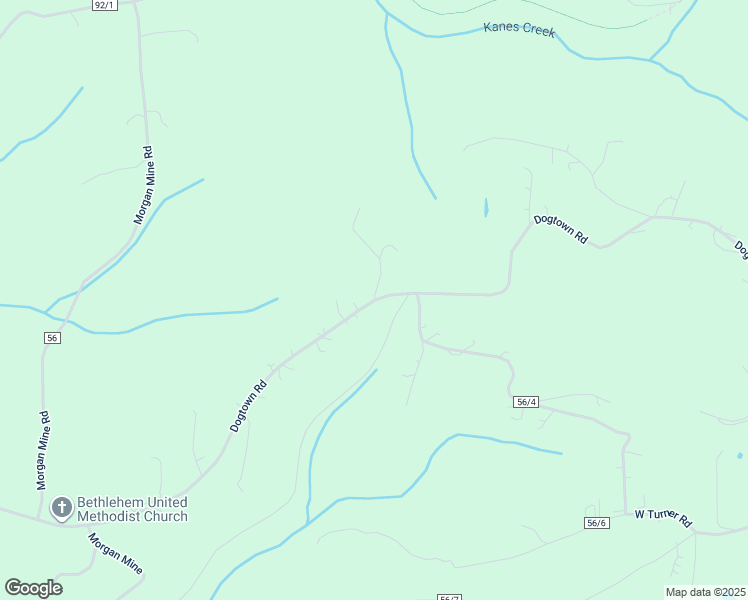 map of restaurants, bars, coffee shops, grocery stores, and more near 3313 Dogtown Road in Reedsville