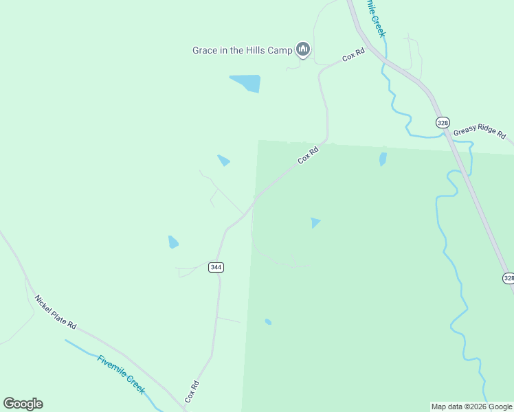 map of restaurants, bars, coffee shops, grocery stores, and more near 16282 Cox Road in Logan