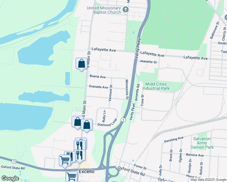 map of restaurants, bars, coffee shops, grocery stores, and more near 701 Pinta Avenue in Middletown