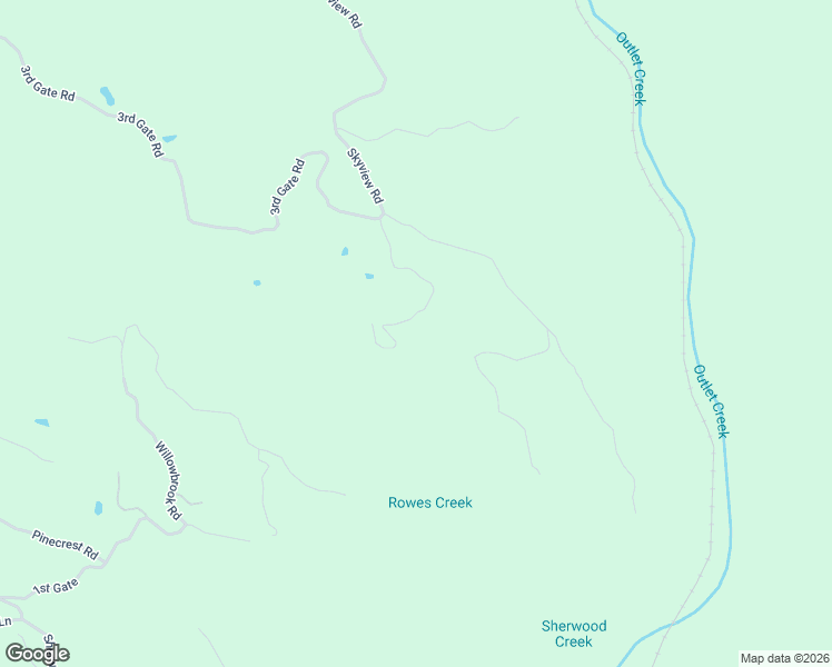 map of restaurants, bars, coffee shops, grocery stores, and more near 9501 Big John Road in Willits