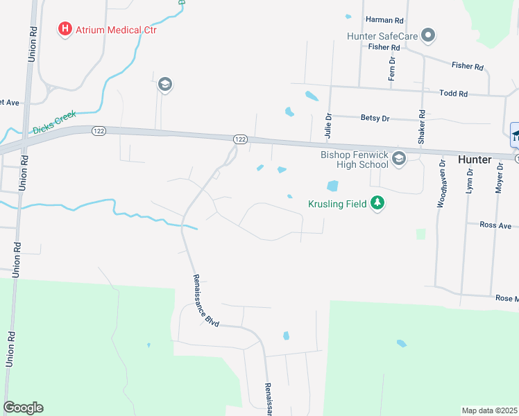 map of restaurants, bars, coffee shops, grocery stores, and more near 5080 Long Meadow Drive in Franklin