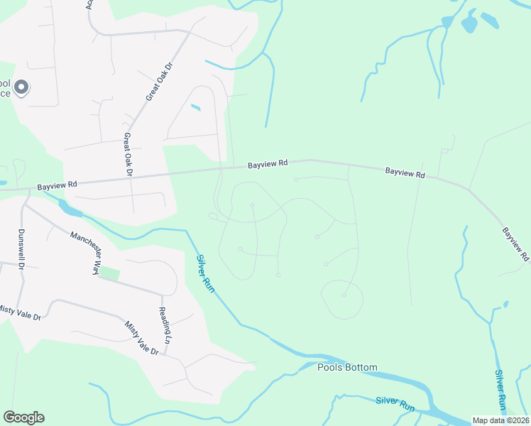 map of restaurants, bars, coffee shops, grocery stores, and more near 300 Sweet Gum Court in Middletown