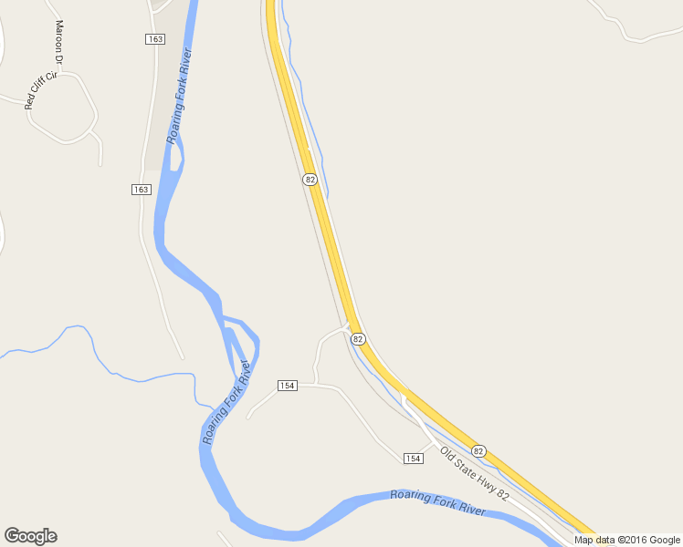 map of restaurants, bars, coffee shops, grocery stores, and more near Colorado 82 in Glenwood Springs