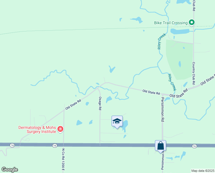 map of restaurants, bars, coffee shops, grocery stores, and more near 12410 County Road 790 North in Charleston