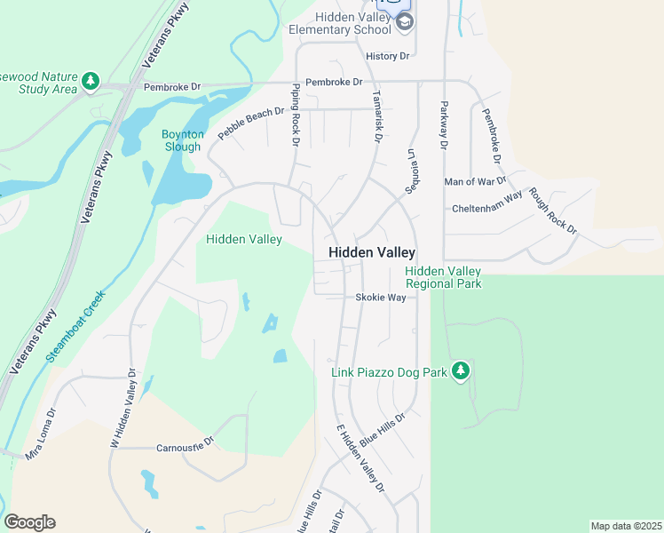 map of restaurants, bars, coffee shops, grocery stores, and more near 3507 East Hidden Valley Drive in Reno