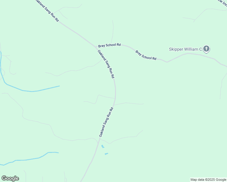 map of restaurants, bars, coffee shops, grocery stores, and more near 4687 Oakland Sang Run Road in Oakland