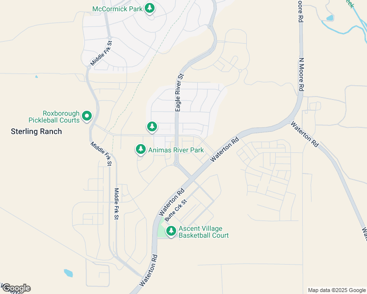 map of restaurants, bars, coffee shops, grocery stores, and more near 8948 Eagle River Street in Littleton