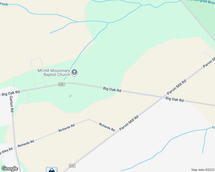 map of restaurants, bars, coffee shops, grocery stores, and more near 528 Big Oak Road in Bridgeton